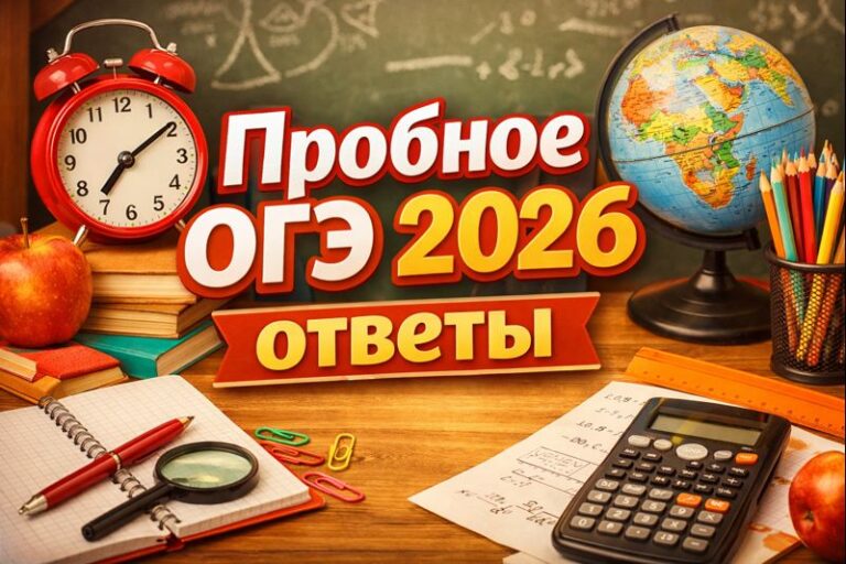Пробное ОГЭ по Математике ответы 23 января 2026 года
