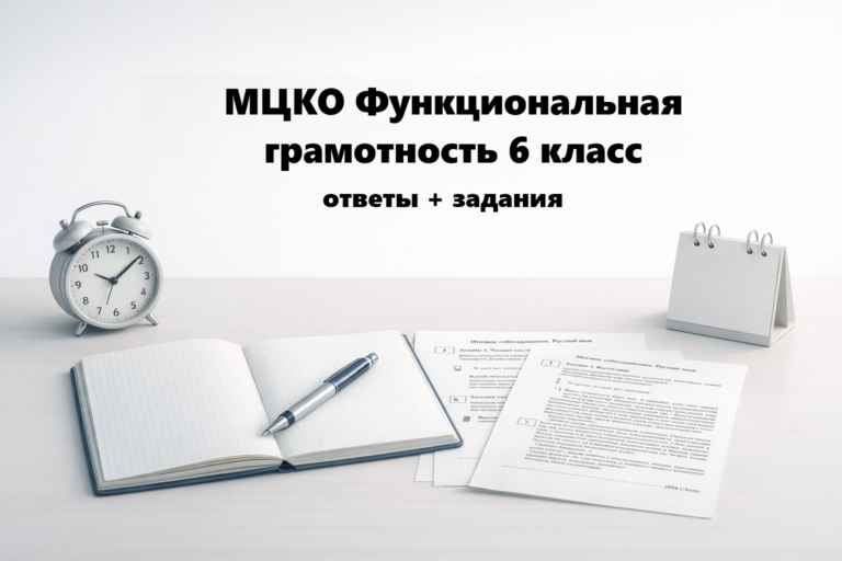 04.03.2026 - МЦКО Функциональная грамотность 6 класс ответы и задания